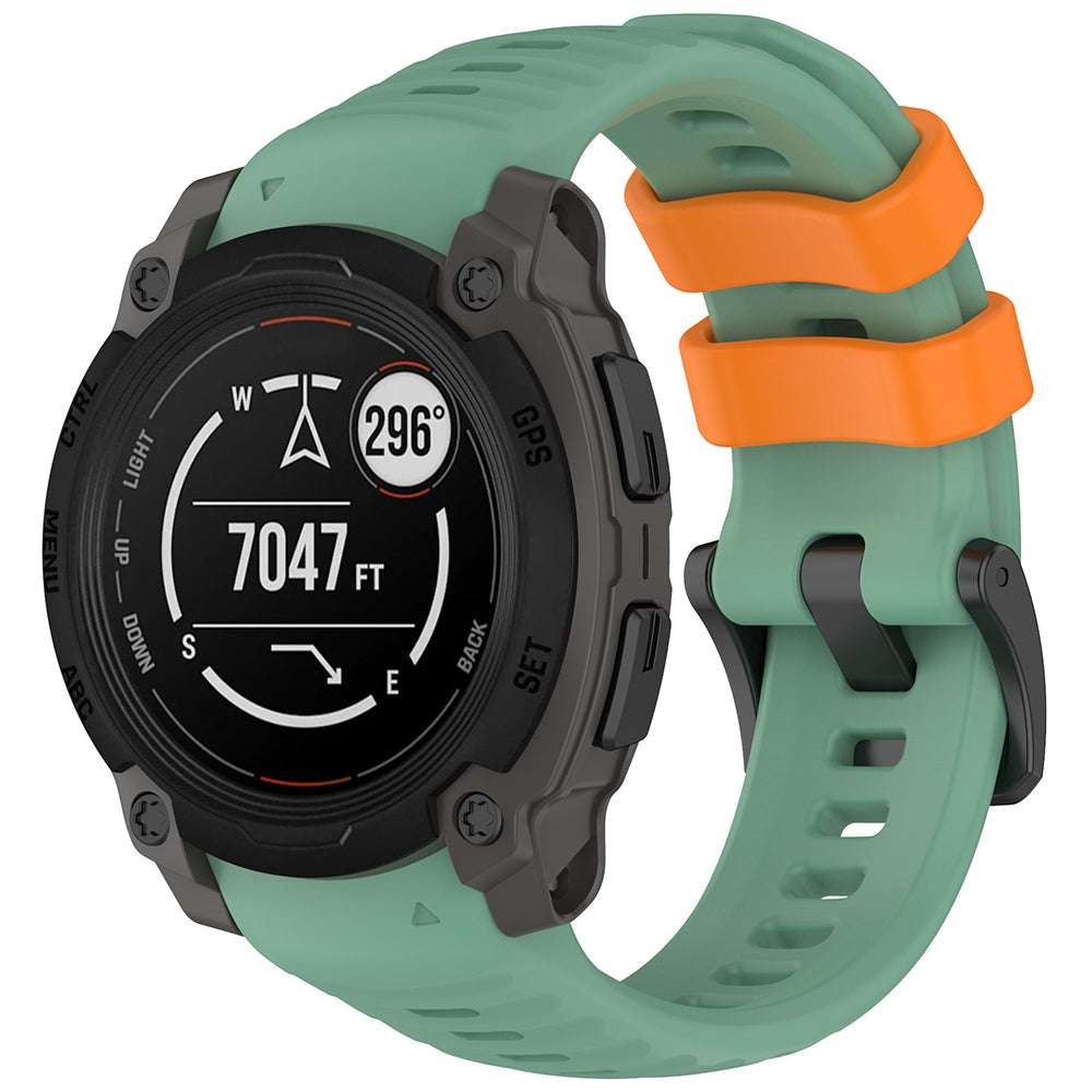 Pasek Techsuit W076 do Garmin Instinct E 45mm, Jasnozielony