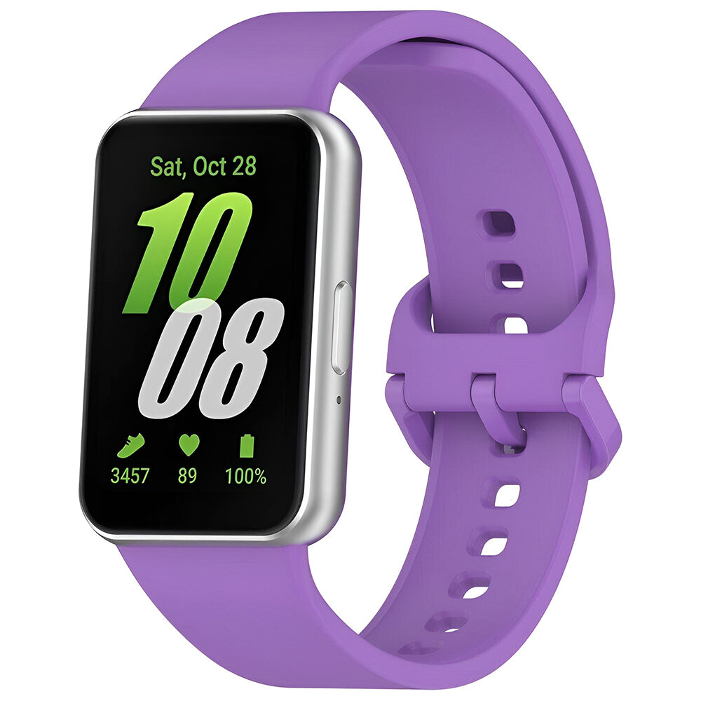 Pasek Techsuit W086 do Samsung Galaxy Fit3 R39M, fioletowy