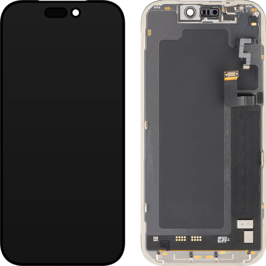 Wyświetlacz z ekranem dotykowym Apple iPhone 17 Pro, z ramką, czarny, zestaw serwisowy 661-56125