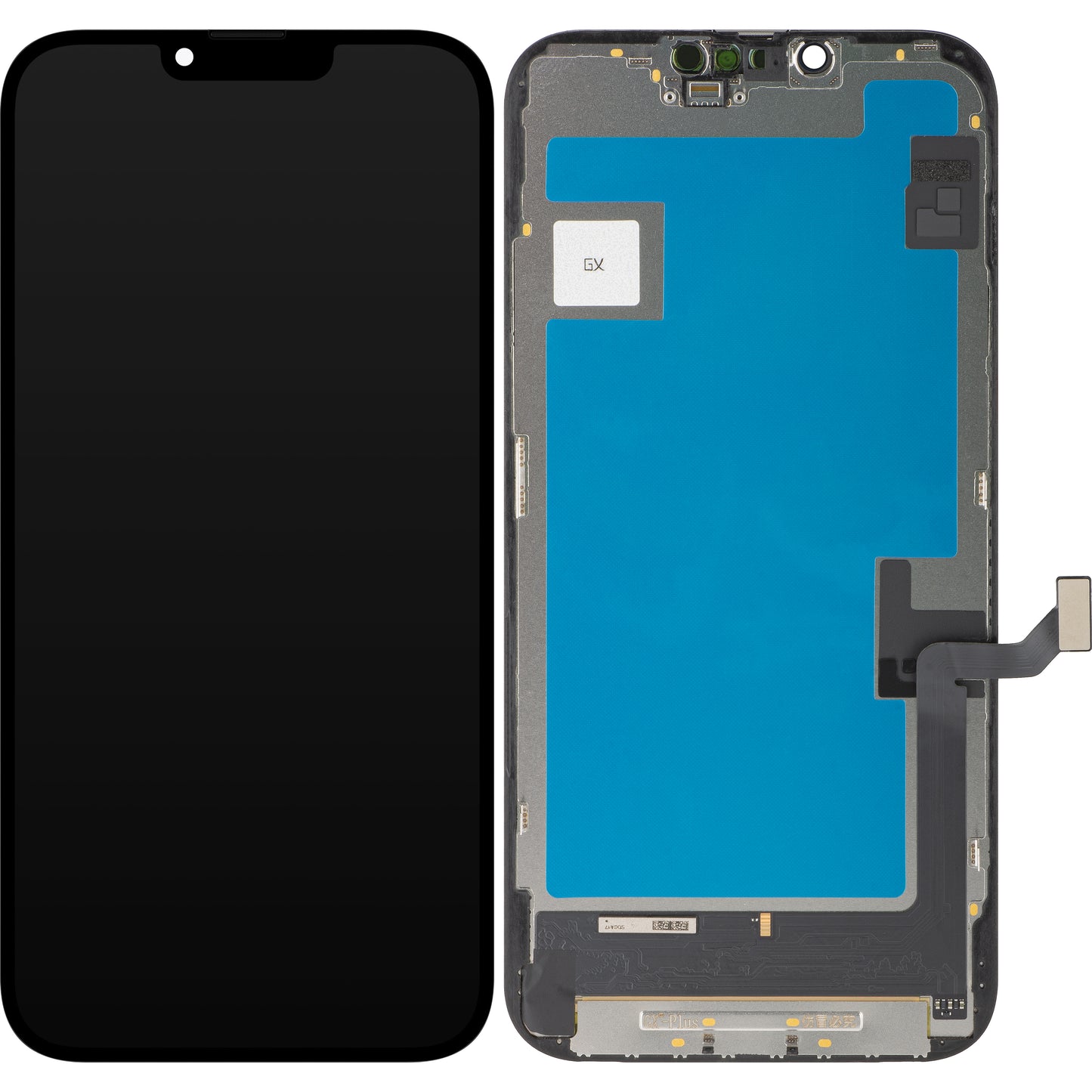 Wyświetlacz z ekranem dotykowym GX dla Apple iPhone 13 Pro Max, z ramką, wersja OLED IC Movable, czarny
