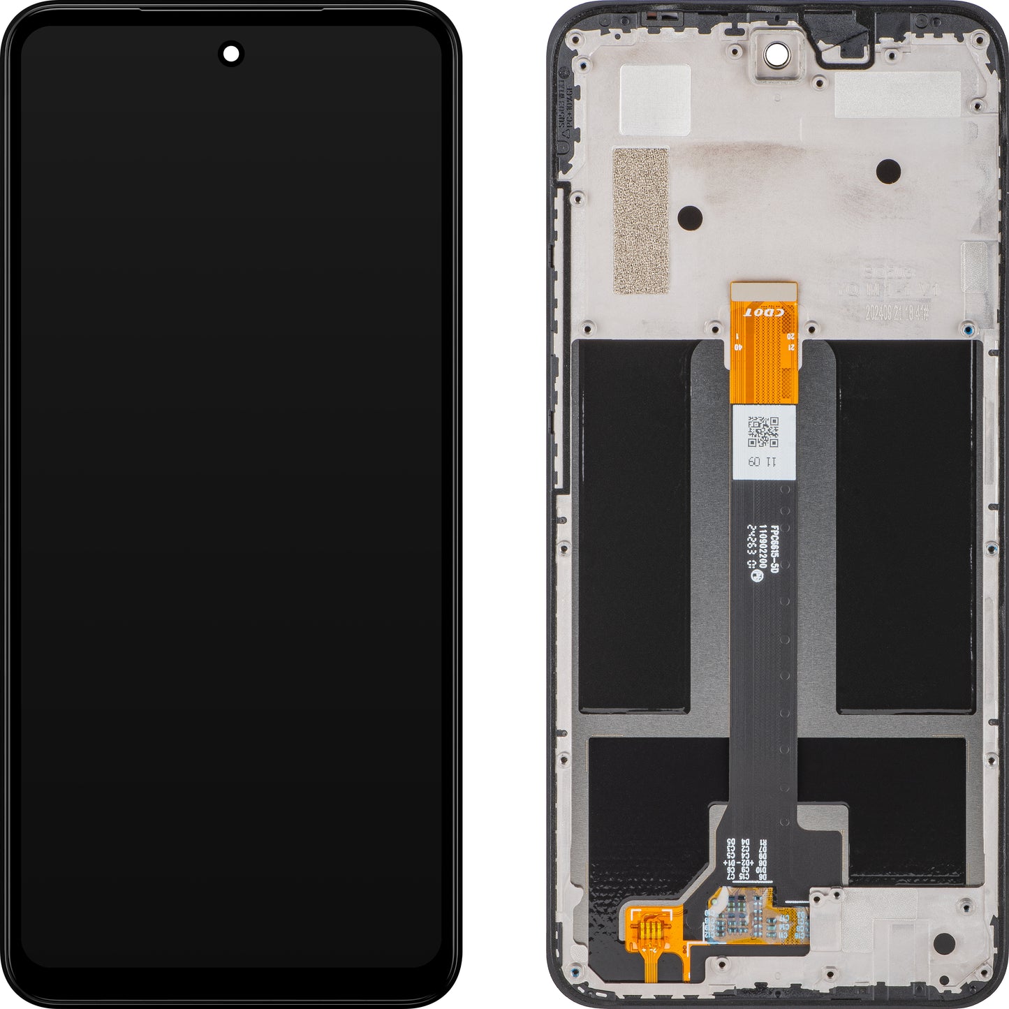 Wyświetlacz dotykowy HMD Fusion, z ramką, czarny, Service Pack 7010150506H001