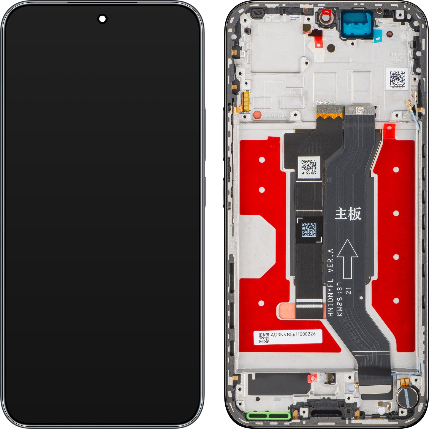 Wyświetlacz z dotykiem Honor 400, z ramką, czarny (Midnight Black), zestaw serwisowy 0235APNR