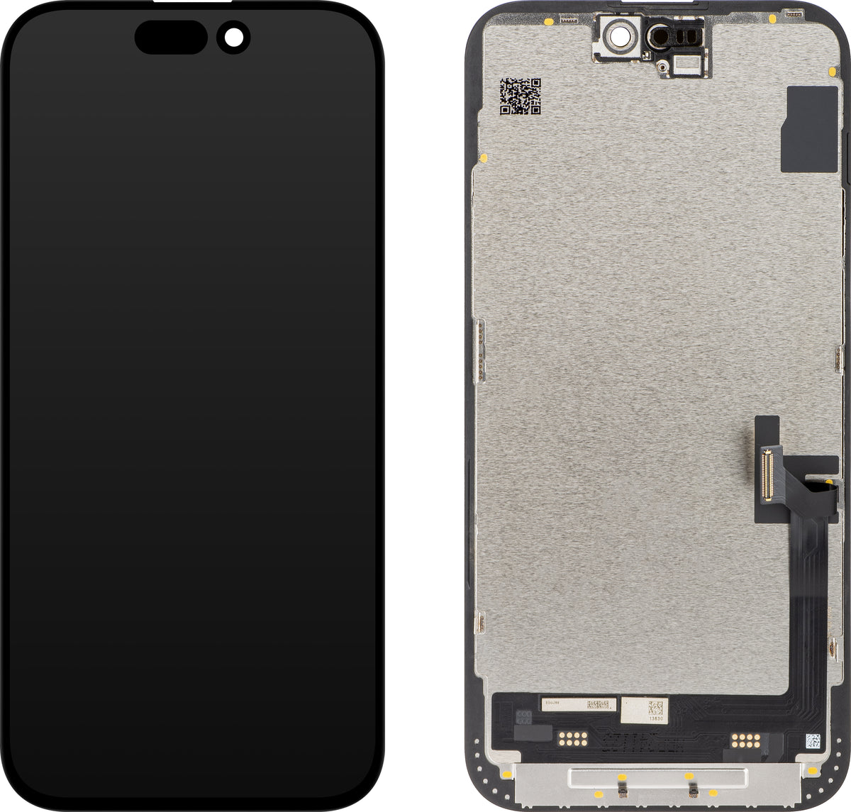 Wyświetlacz z ekranem dotykowym JK dla Apple iPhone 15 Plus, z ramką, wersja LCD In-Cell IC Movable, Czarny