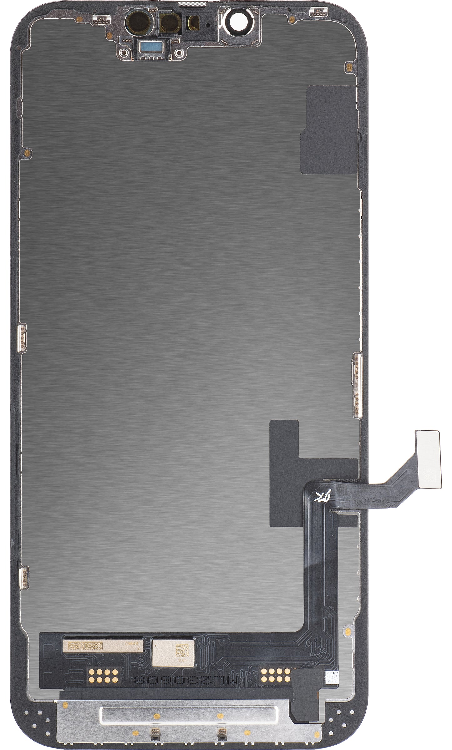 Wyświetlacz dotykowy JK do Apple iPhone 14, z ramką, wersja LCD w obudowie, czarny