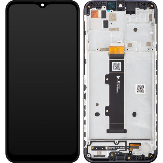 Wyświetlacz dotykowy Motorola Moto G20, z ramką, czarny, Service Pack 5D68C18521