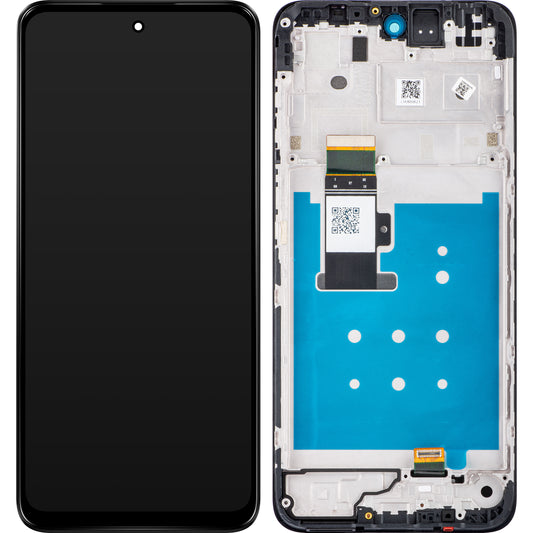 Wyświetlacz dotykowy Motorola Moto G13 z ramką, czarny (matowy węgiel), Service Pack 5D68C22318