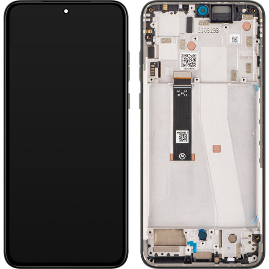 Wyświetlacz dotykowy Motorola Edge 30 Neo, z ramką, Black Onyx, Service Pack 5D68C21403