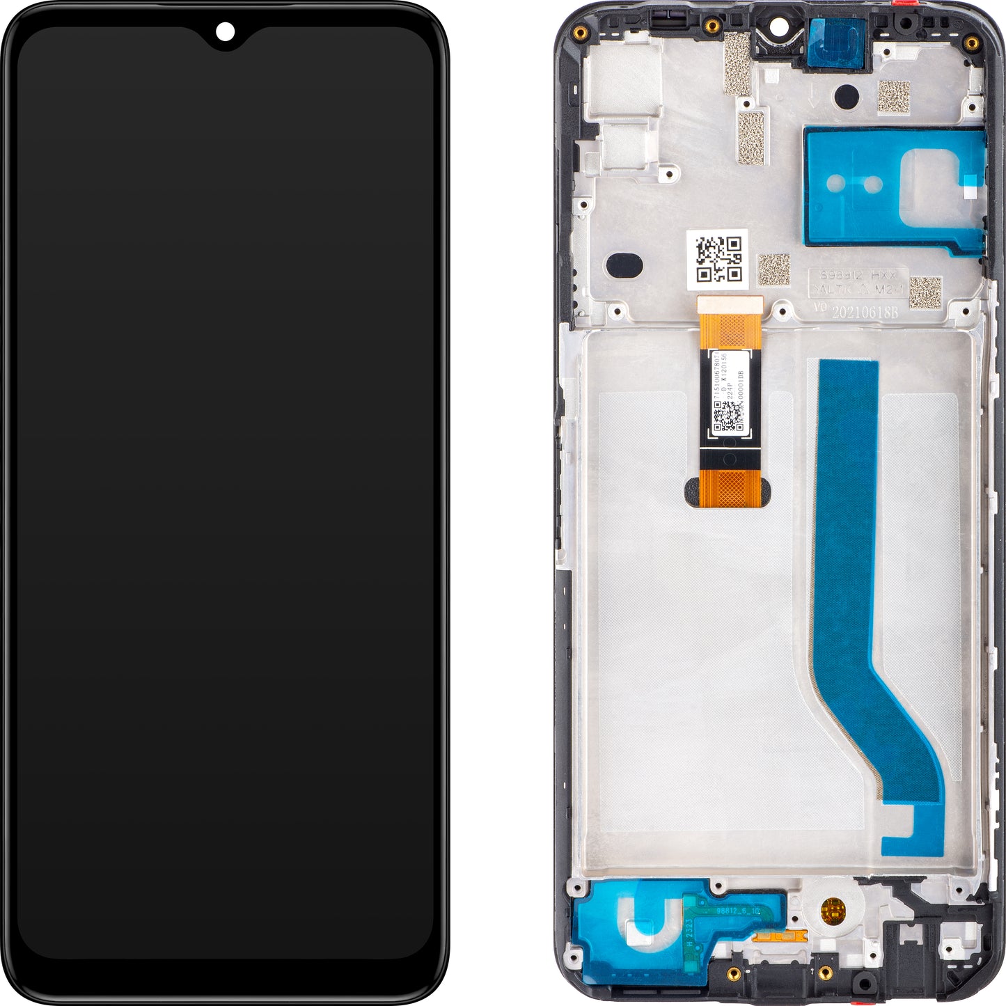 Motorola Moto G50 5G z ekranem dotykowym, z ramką, czarna, Service Pack 5D68C18927