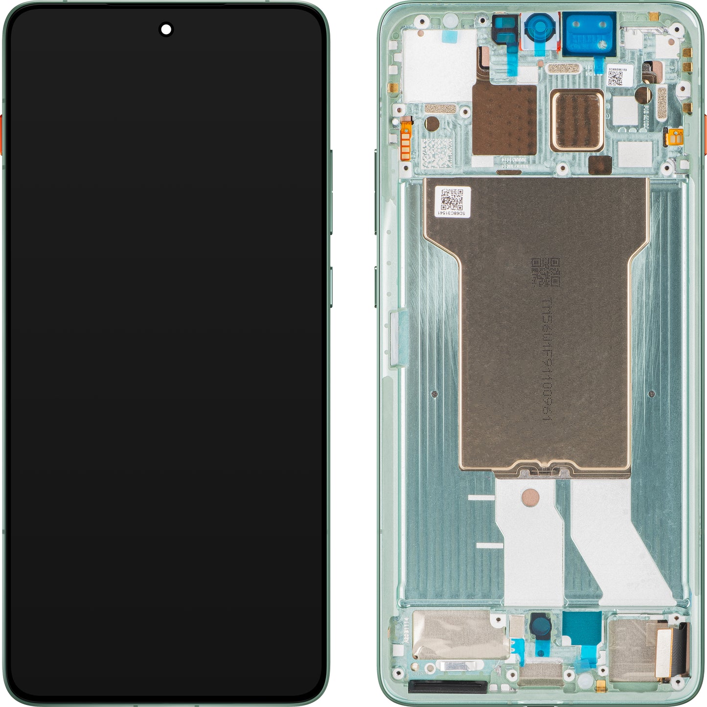 Wyświetlacz z ekranem dotykowym Motorola Edge 70, z ramką, Zielony (Lily Pad), Service Pack 5D68C31542