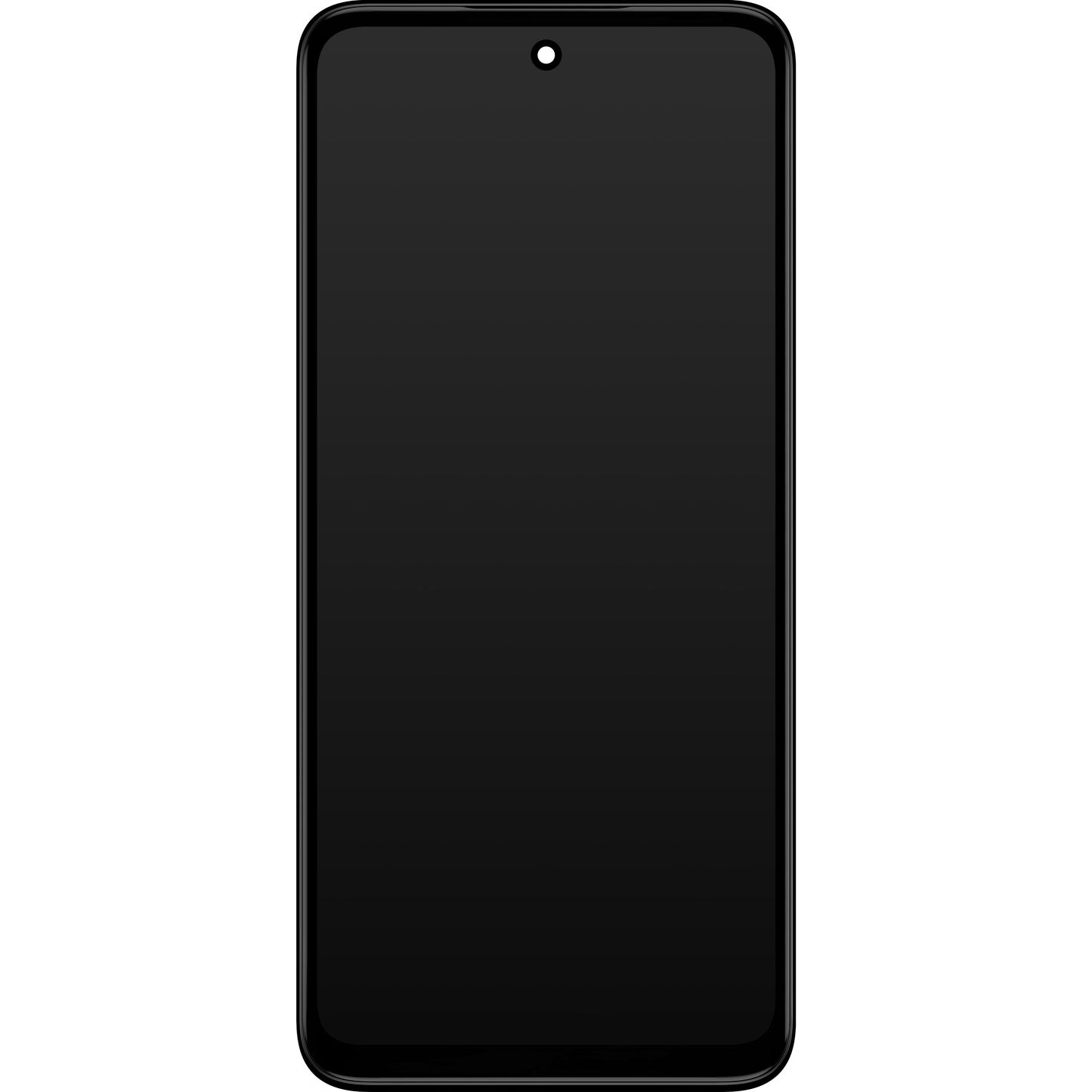 Motorola Moto G23 Wyświetlacz dotykowy z ekranem dotykowym, z ramką, czarny, Service Pack 5D68C22092