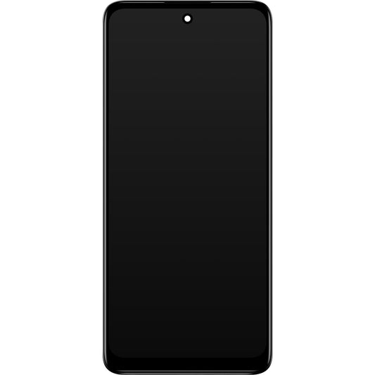 Motorola Moto E32s / E22s Wyświetlacz dotykowy z ramką, czarny, Service Pack 5D68C20795