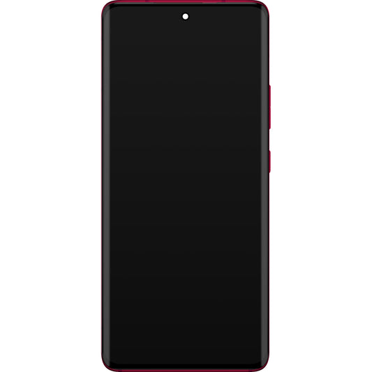Wyświetlacz dotykowy Motorola Edge 30 Fusion, z ramką, czerwony (Viva Magenta), Service Pack 5D68C22034