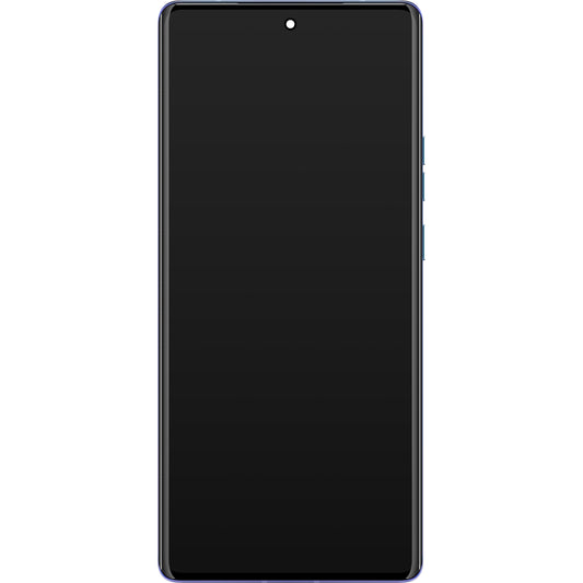Wyświetlacz dotykowy Motorola Edge 40 Pro, z ramką, Lunar Blue, Service Pack 5D68C22011
