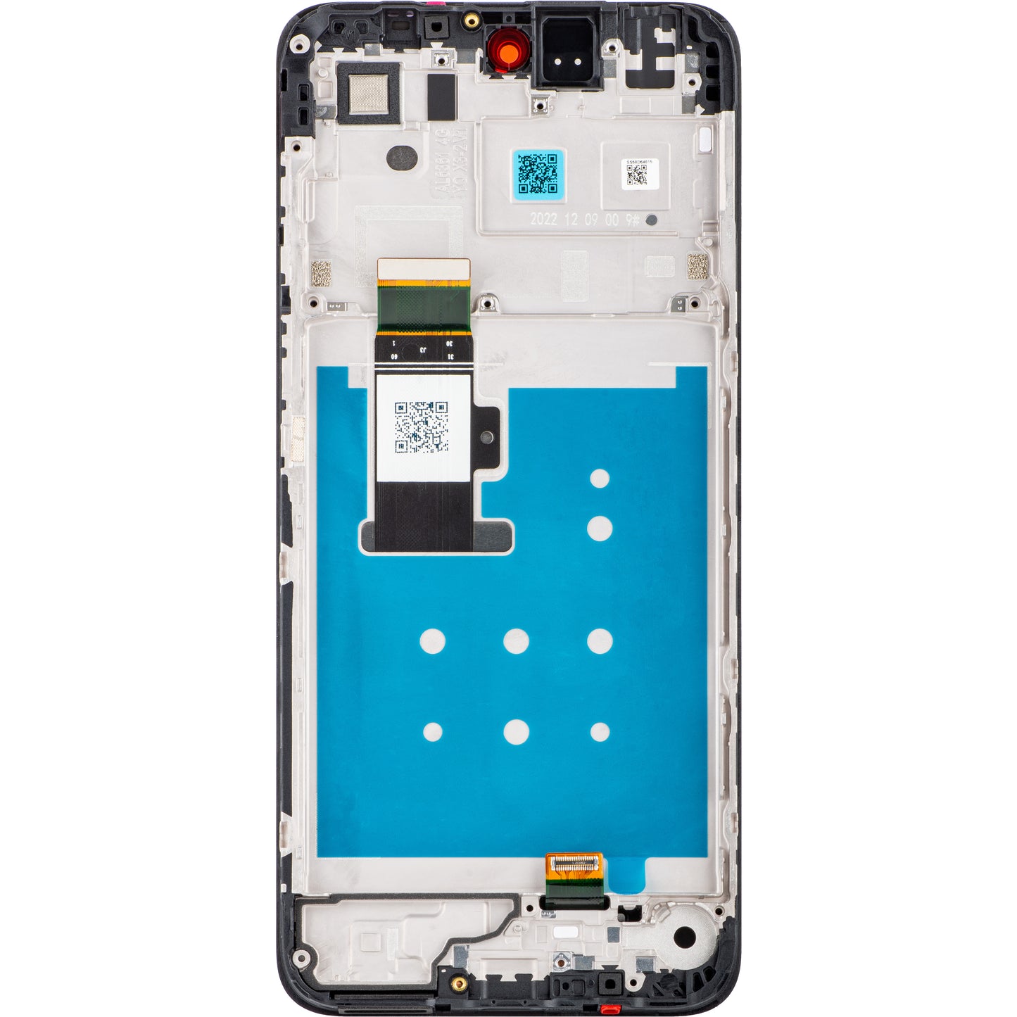 Motorola Moto G23 Wyświetlacz dotykowy z ekranem dotykowym, z ramką, czarny, Service Pack 5D68C22092
