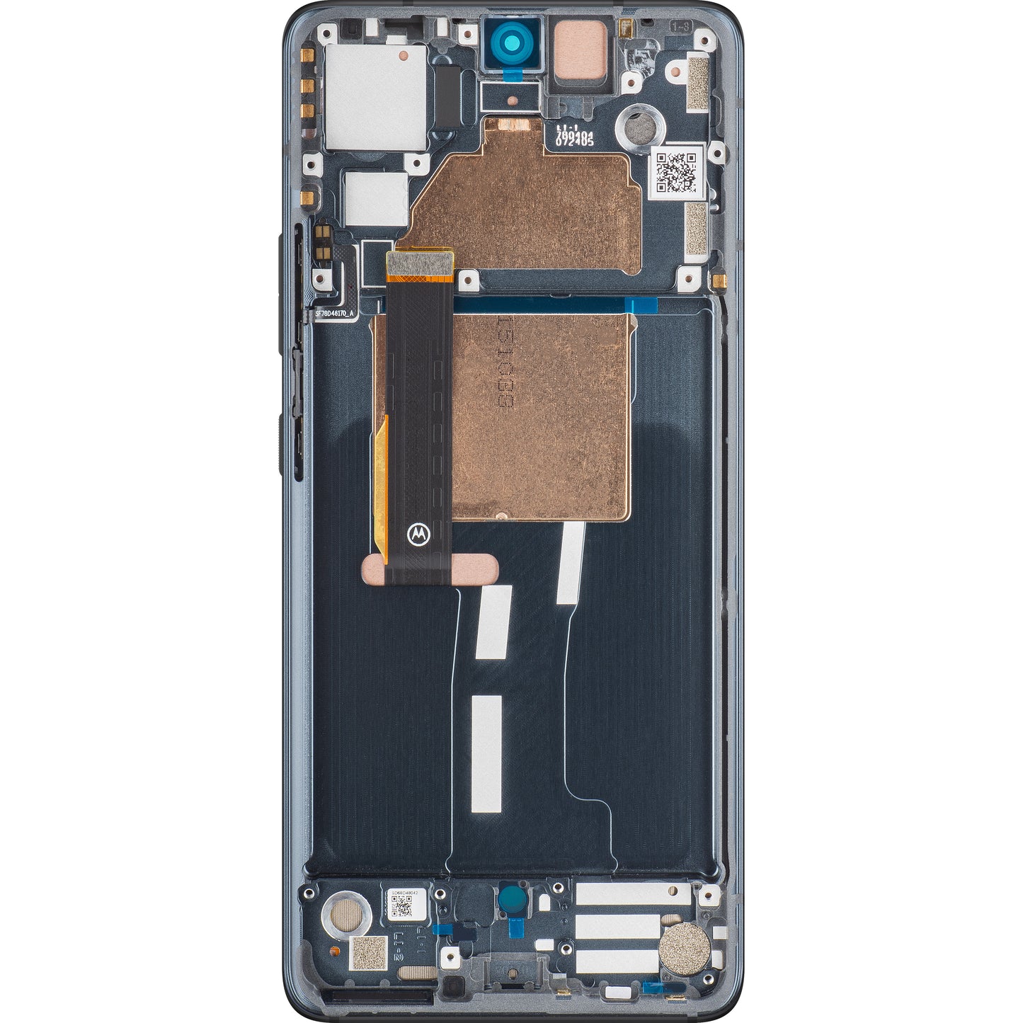 Wyświetlacz dotykowy Motorola Edge 30 Fusion, z ramką, czarny (Cosmic Grey), Service Pack 5D68C21527