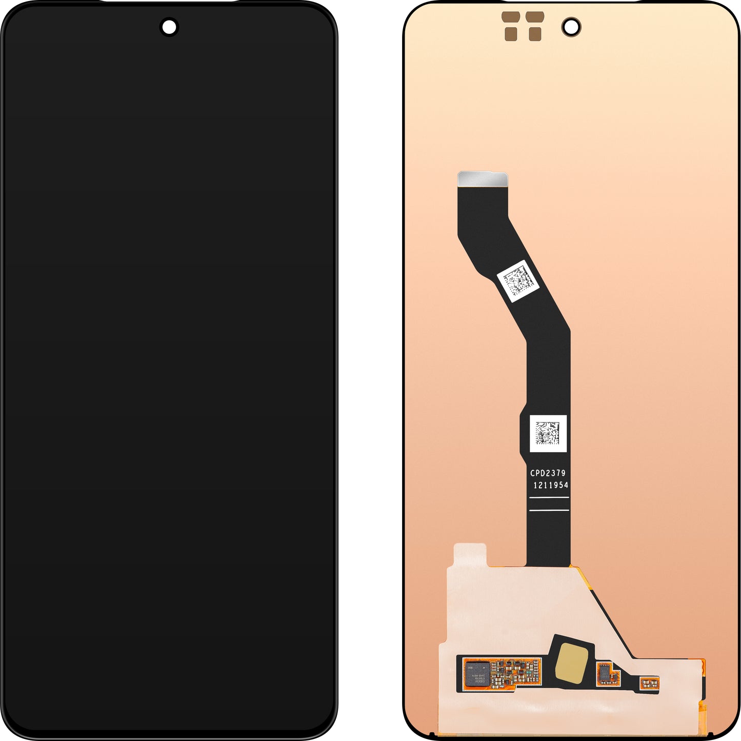 Wyświetlacz z ekranem dotykowym MP kompatybilny z vivo V50 Lite