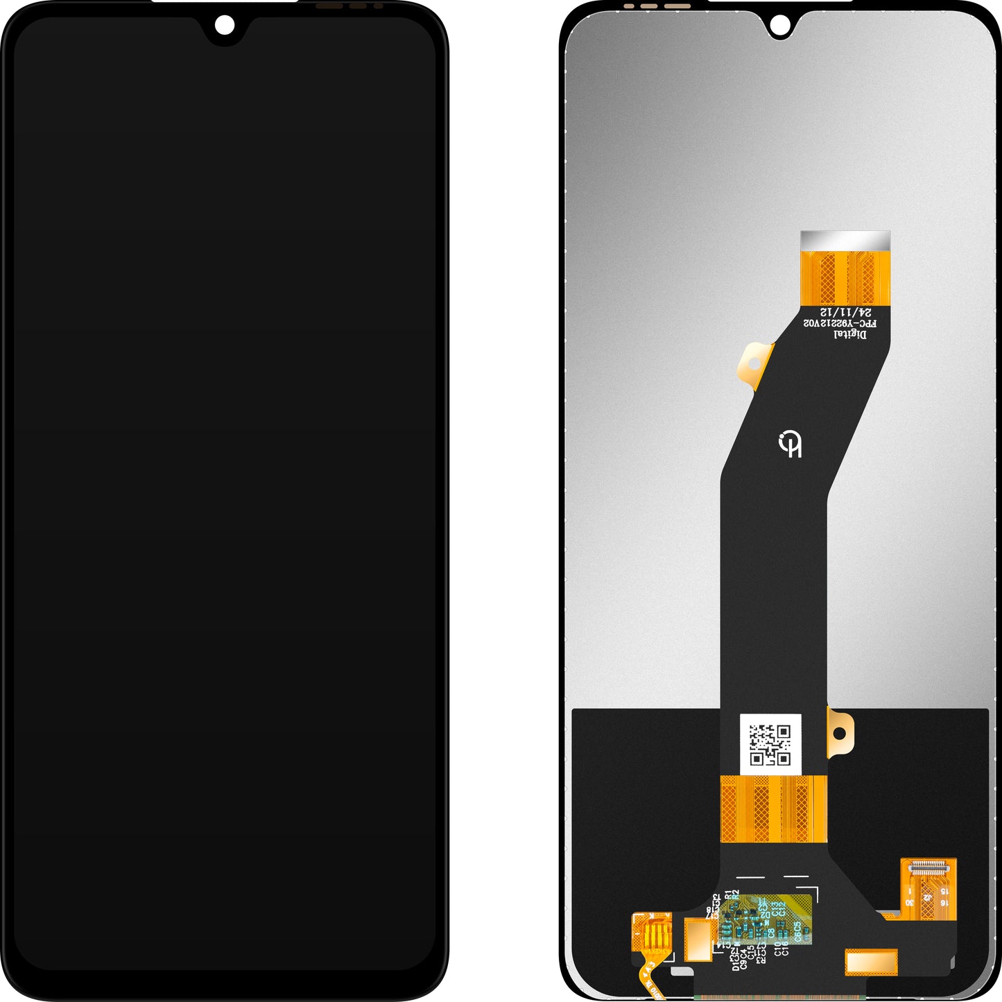 Wyświetlacz z ekranem dotykowym MP kompatybilny z ZTE Blade V70 Max