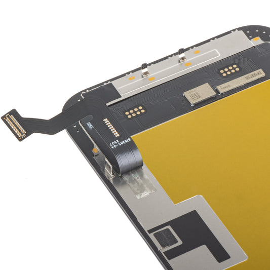 Wyświetlacz z ekranem dotykowym MP kompatybilny z Apple iPhone 14 Plus, z ramką, wersja Soft OLED FHD IC Movable, Czarny