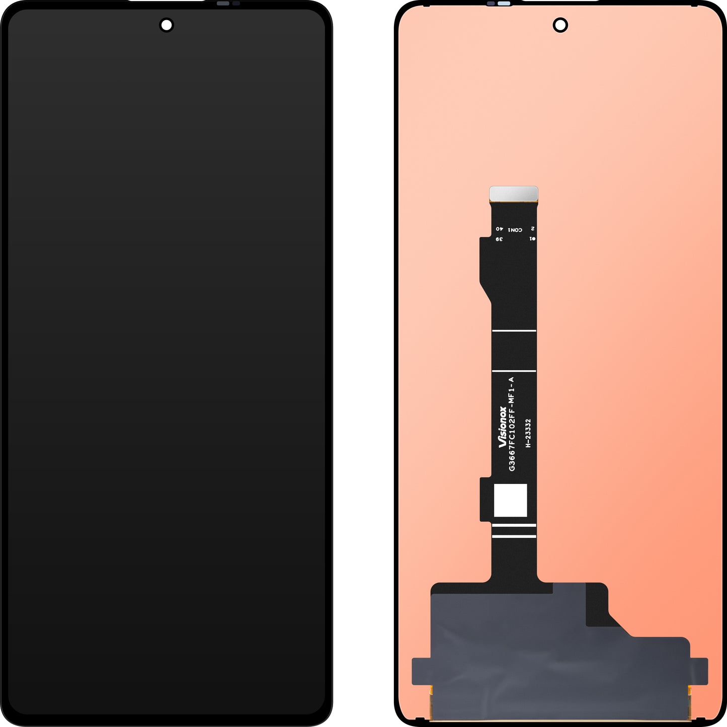 Wyświetlacz z ekranem dotykowym MP kompatybilny z Xiaomi Poco X5 Pro / Redmi Note 12 Pro 5G / Note 12 Pro+, Wersja OLED