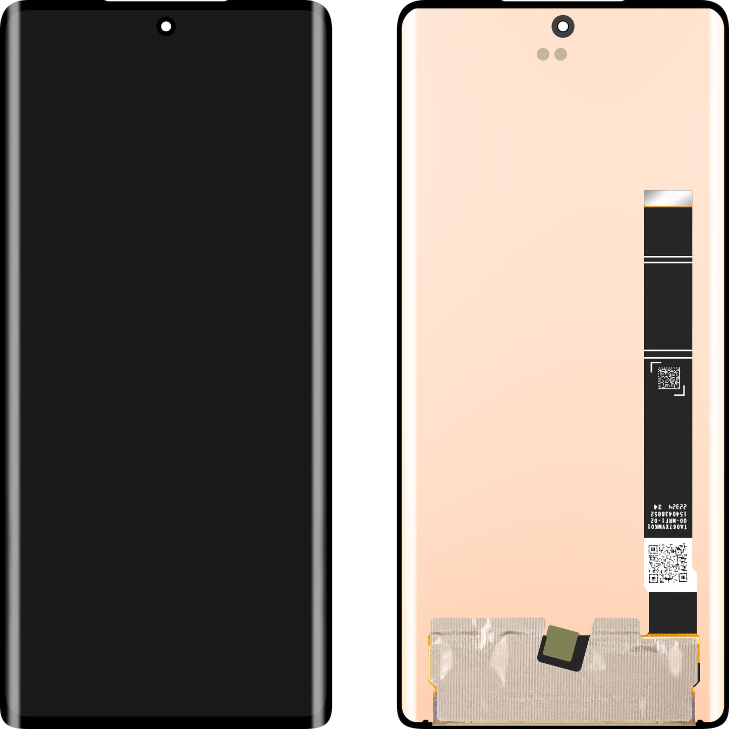 Wyświetlacz z ekranem dotykowym MP kompatybilny z Motorola Edge 30 Ultra, Wersja OLED