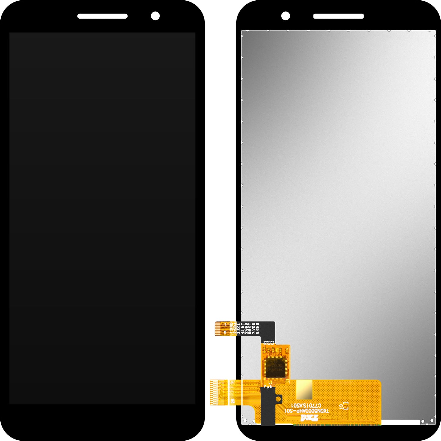 Wyświetlacz z ekranem dotykowym MP kompatybilny z alcatel 1