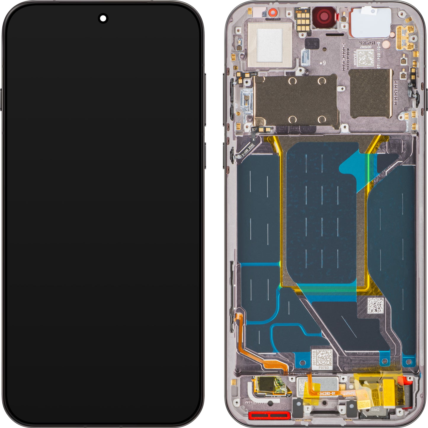 Wyświetlacz z ekranem dotykowym Oppo Find X9 Pro, z ramką, Szary (Titanium Charcoal), Service Pack 621029000720