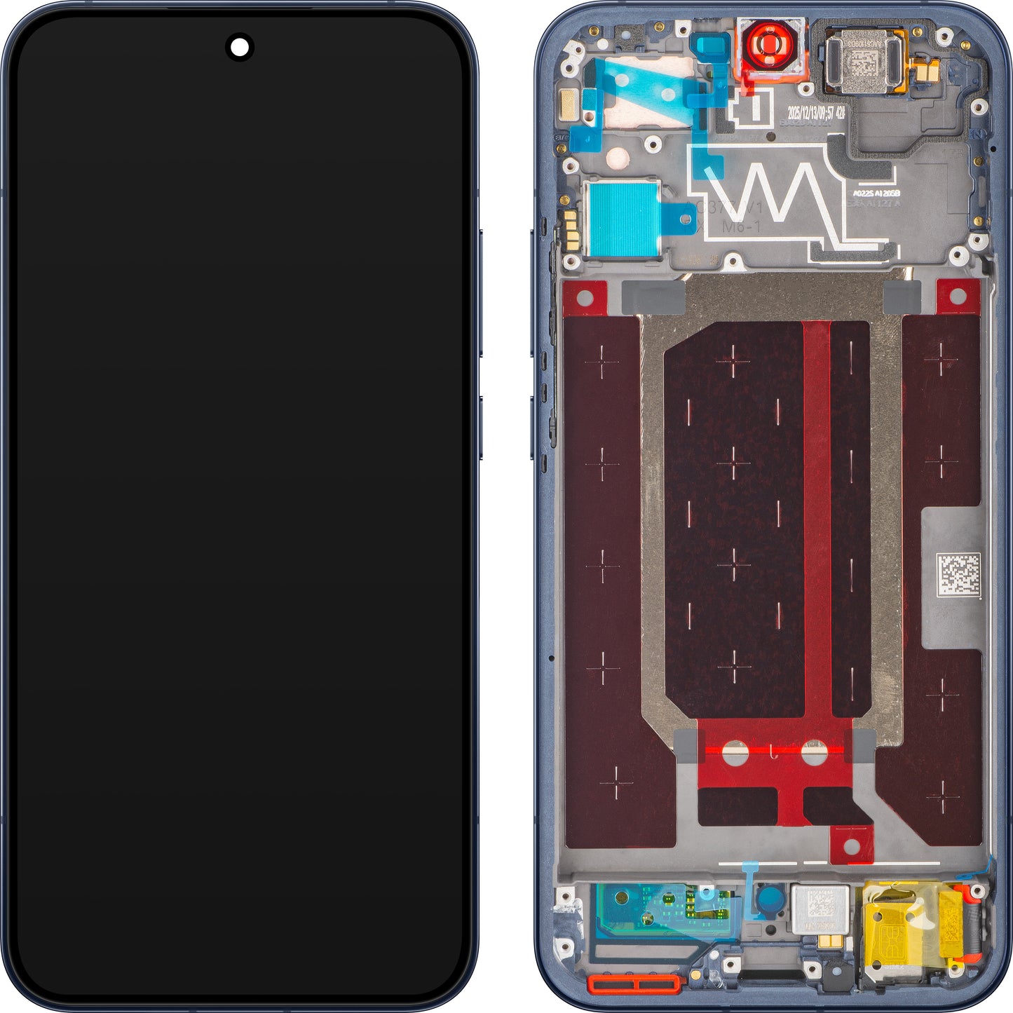 Wyświetlacz z ekranem dotykowym Oppo Reno15, z ramką, Granatowy (Twilight Blue), Service Pack 621029000788