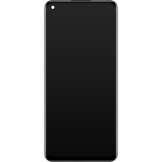 Oppo A96 Touchscreen Display with Frame, Black, Service Pack 4130058