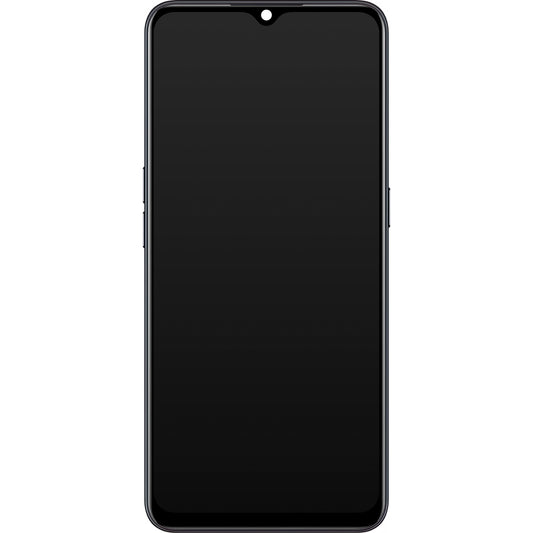 Wyświetlacz z ekranem dotykowym Oppo Reno3 5G / Find X2 Lite, z ramką, Moonlight Black, Service Pack 4903624