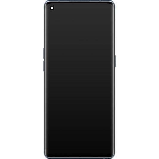 Wyświetlacz z dotykowym ekranem Oppo Reno6 Pro 5G (Snapdragon) / Reno6 Pro+ 5G, z ramką, szary (Lunar Grey), zestaw serwisowy 4907528