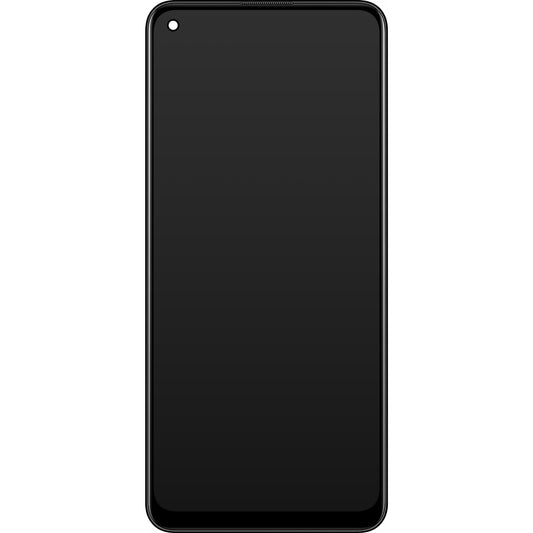 Wyświetlacz dotykowy Oppo F19 Pro+ 5G / A95 5G / Reno5 Z / A94 5G, z ramką, czarny, Service Pack 4908719