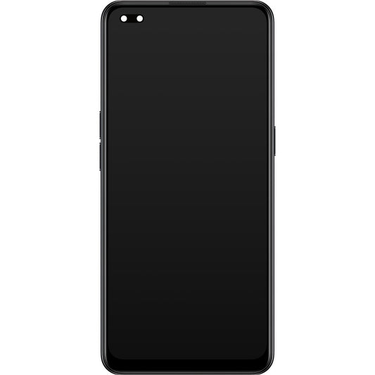 Wyświetlacz dotykowy Oppo Reno4 5G, z ramką, Space Black, Service Pack 4904705