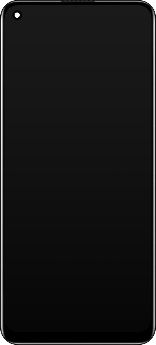 Wyświetlacz z ekranem dotykowym Oppo Reno5 F / A94 / F19 Pro / Reno5 Lite, z ramką, czarny, Service Pack 4906763