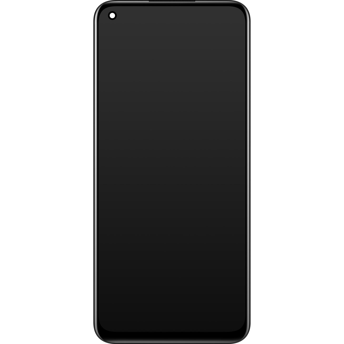 Realme 8 Touchscreen Display, with Frame, Black, Swap 4906919