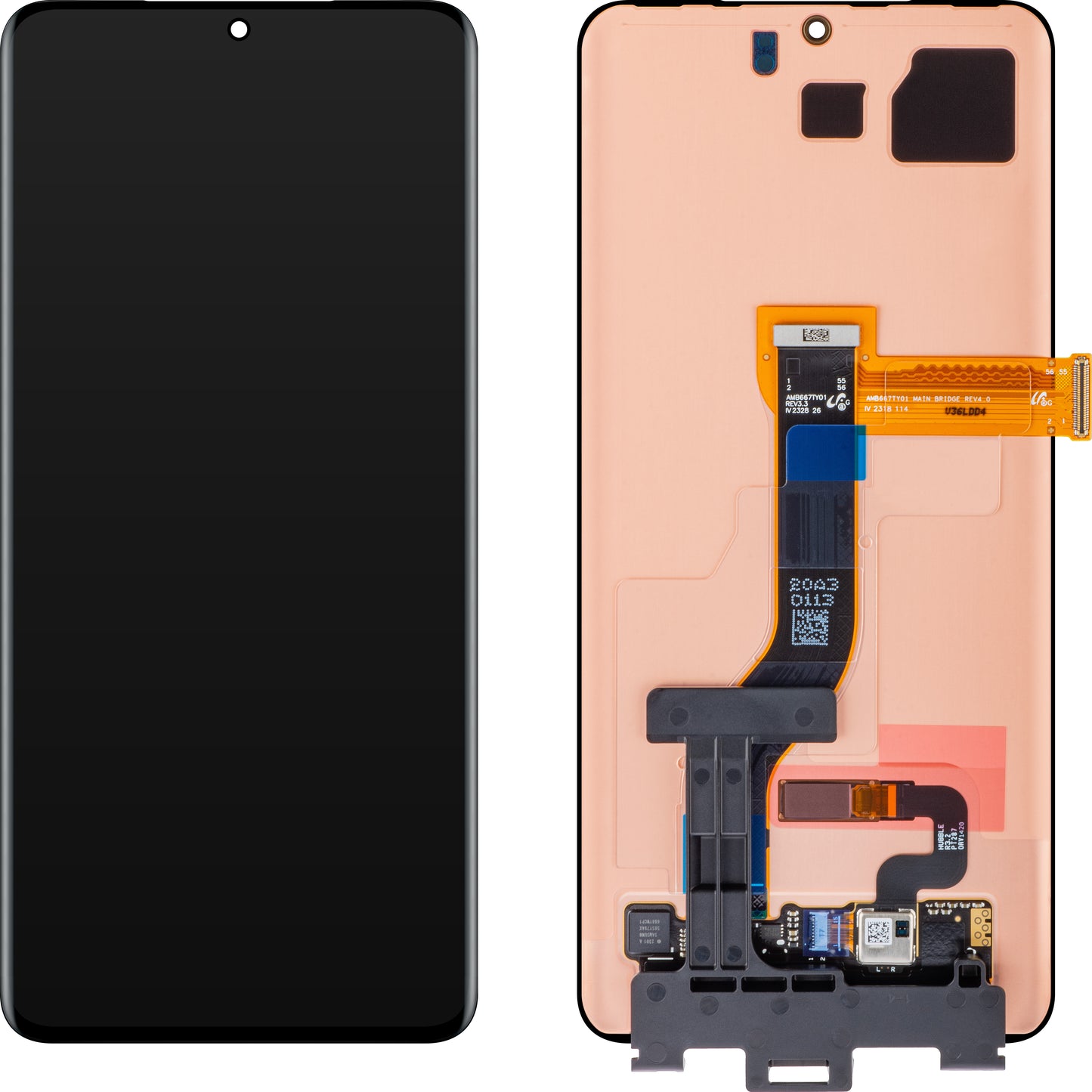 Wyświetlacz dotykowy Samsung Galaxy S20+ 5G G986 / S20+ G985, Service Pack GH96-13030A