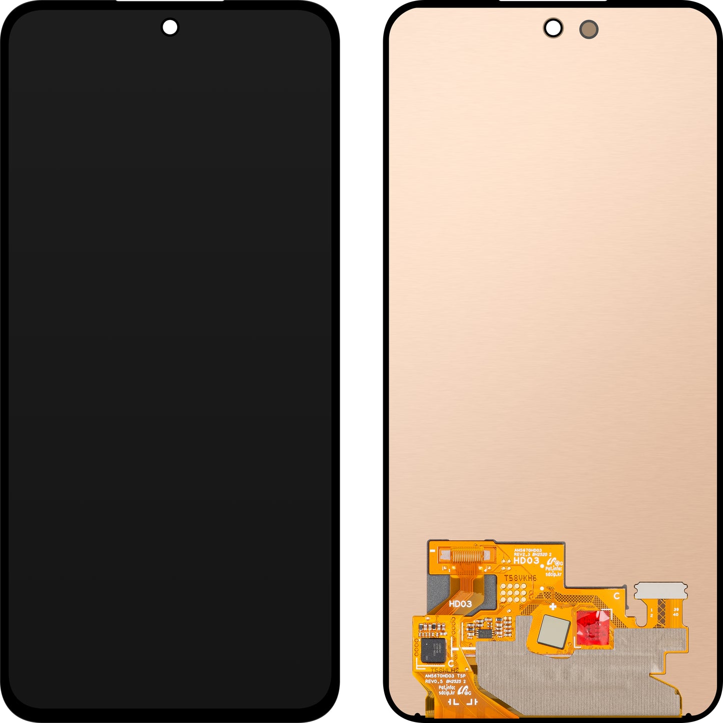 Wyświetlacz z ekranem dotykowym Samsung Galaxy A56 A566, zestaw serwisowy GH82-36827A