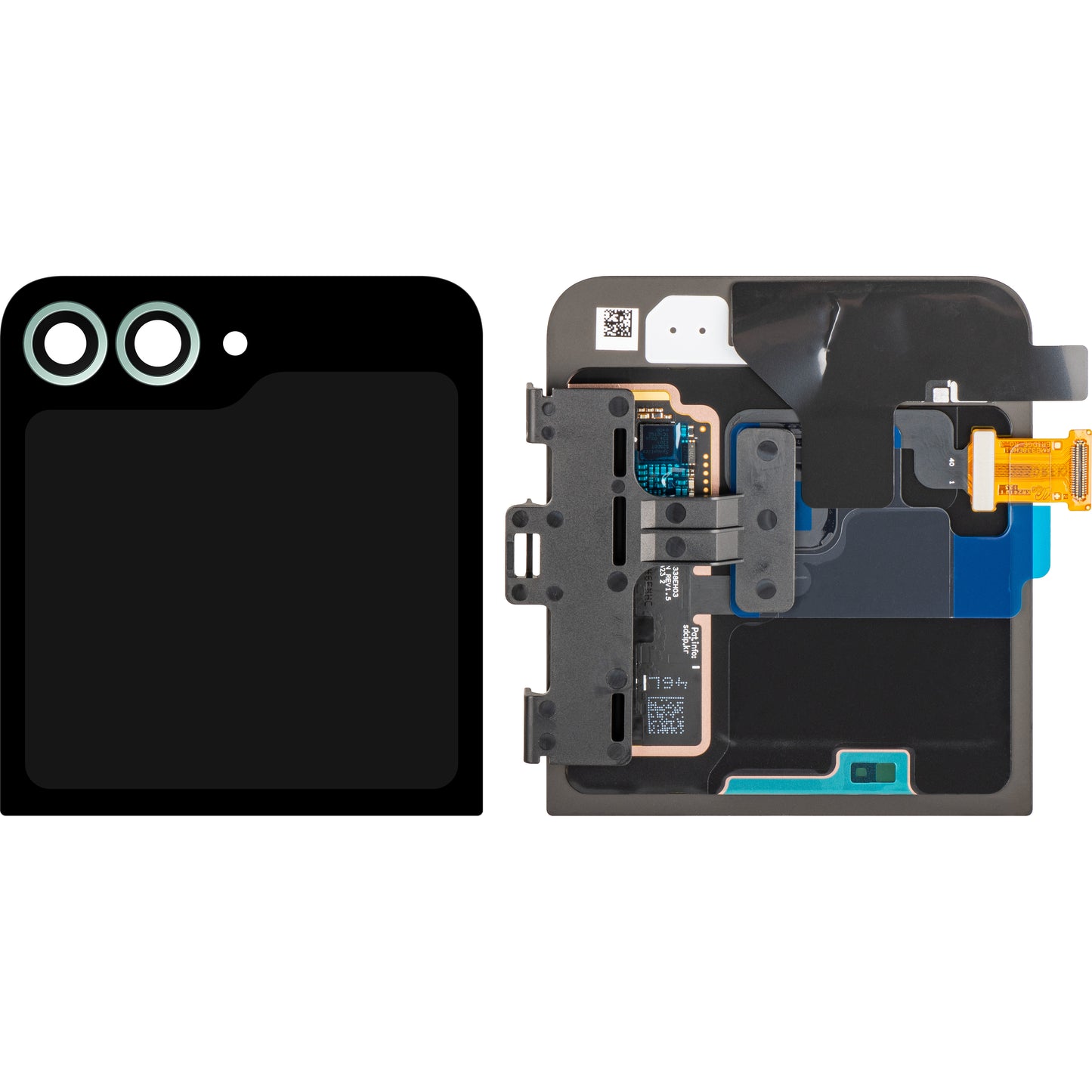 Wyświetlacz z ekranem dotykowym Samsung Galaxy Z Flip6 F741, Sub Outer, Zielony (Mint), Service Pack GH97-30012D