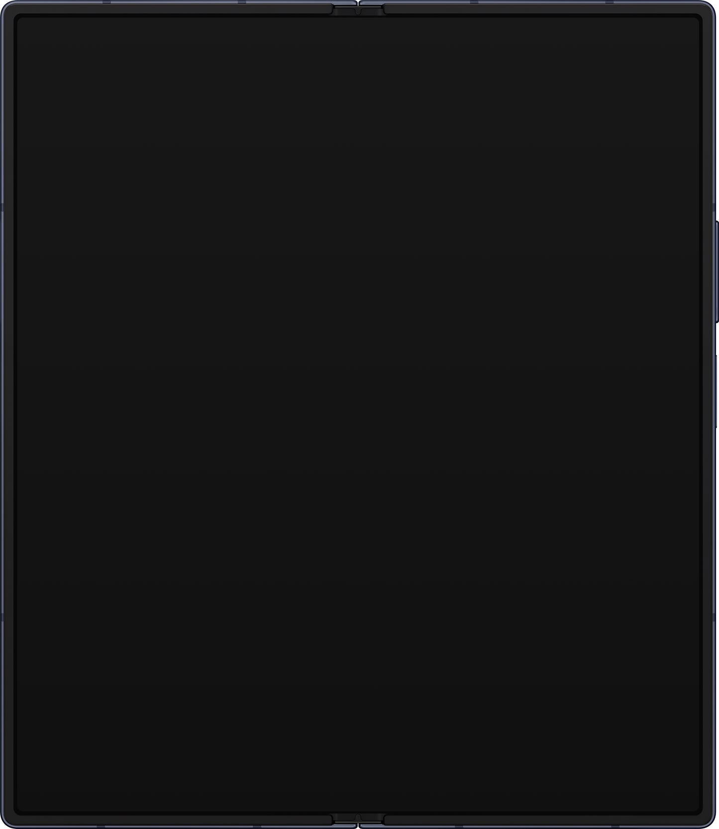 Wyświetlacz z ekranem dotykowym Samsung Galaxy Z Fold6 F956, z ramką, podzespołem wewnętrznym, granatowy (Navy), Service Pack GH82-35042C