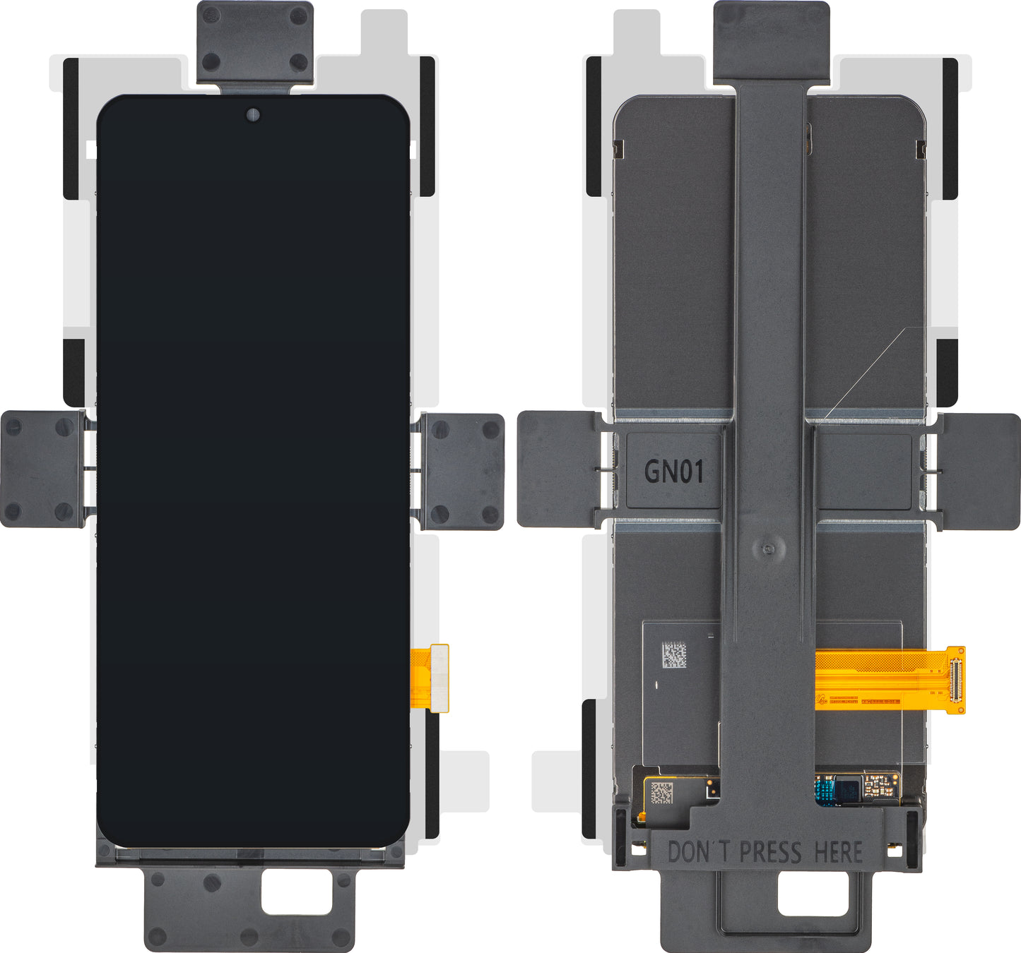 Wyświetlacz z ekranem dotykowym Samsung Galaxy Z Flip6 F741, Sub Inner, Service Pack GH82-35022A