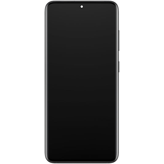 Wyświetlacz dotykowy Samsung Galaxy S20+ 5G G986 / S20+ G985, z ramką, czarny, Service Pack GH82-31441A