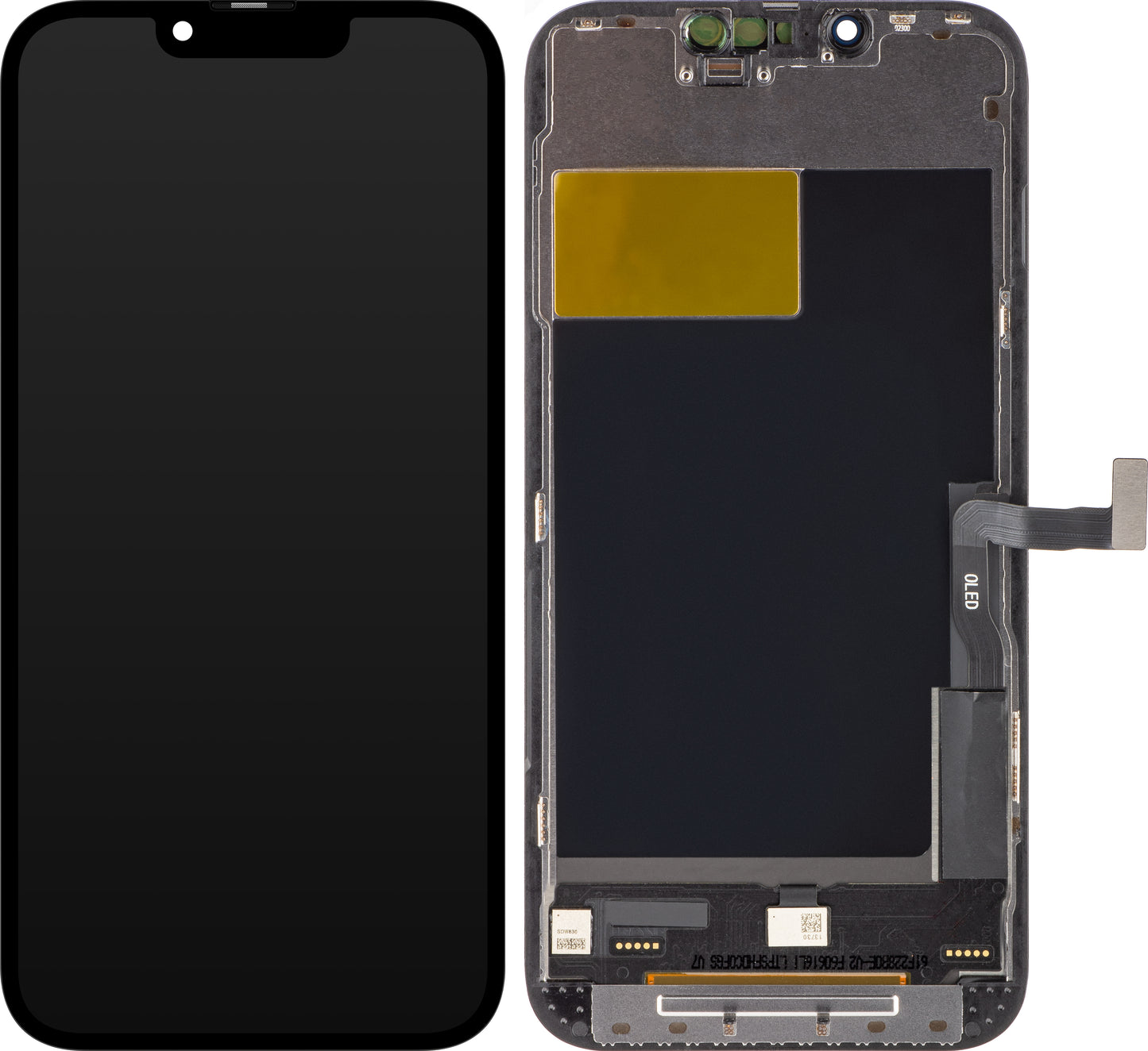ZY Touchscreen Display for Apple iPhone 13 Pro, with Frame, In-Cell IC Movable LCD Version, Black