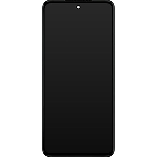 Motorola Moto G82 Wyświetlacz dotykowy z ekranem dotykowym, z ramką, szary, Service Pack 5D68C20864