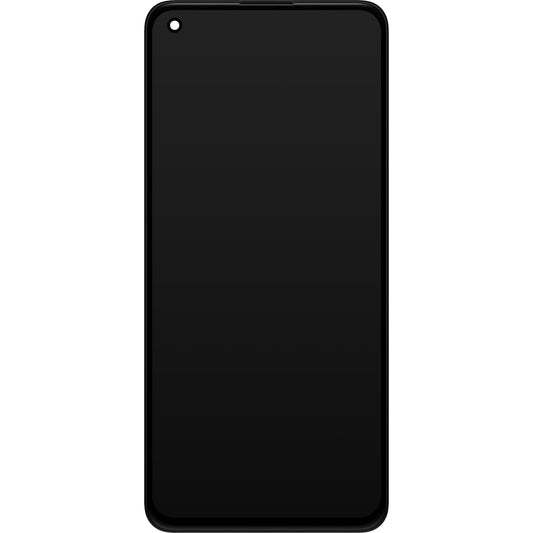 Wyświetlacz dotykowy Oppo K9 / Find X3 Lite / Reno5 5G z ramką, czarny, Service Pack 4905997
