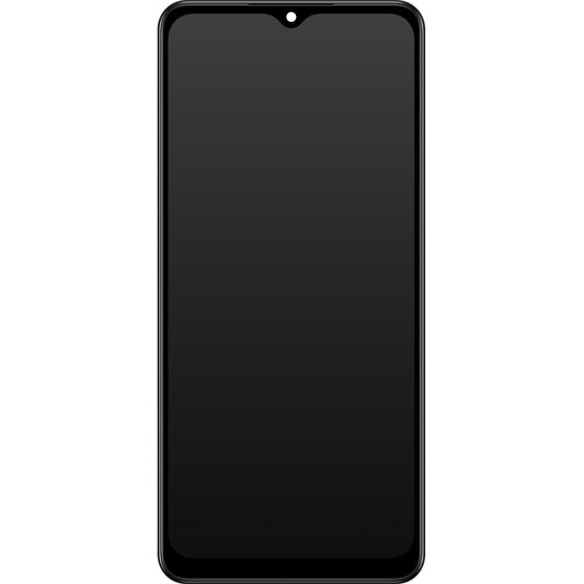 Wyświetlacz dotykowy Samsung Galaxy A02 A022, z ramką, czarny, Service Pack GH82-25249A