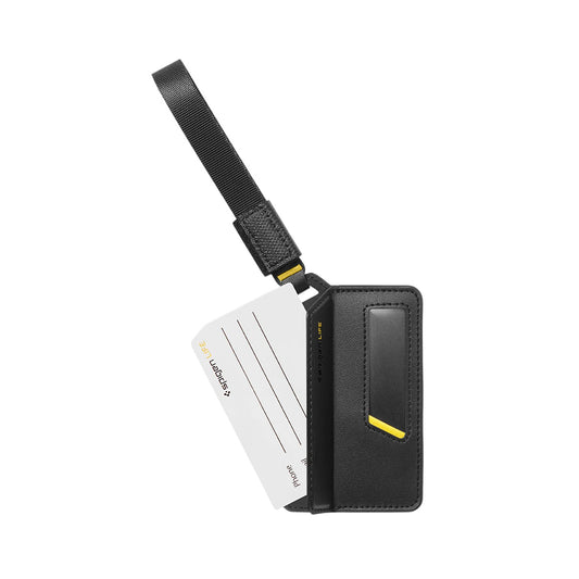 Etykieta bagażu ręcznego / walizki Spigen Luggage Tag LF510, czarna AHP09776