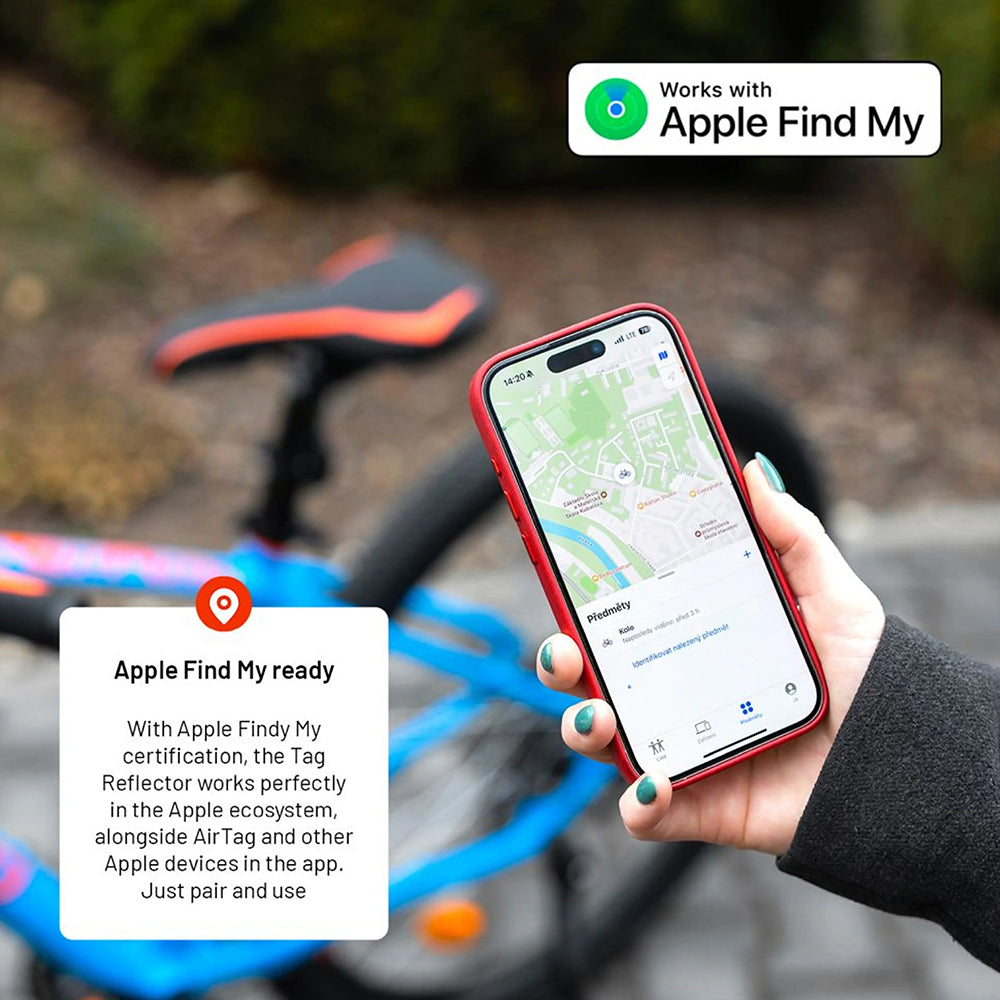 Fixed SmartTag Bike dla serii iOS, Czarny