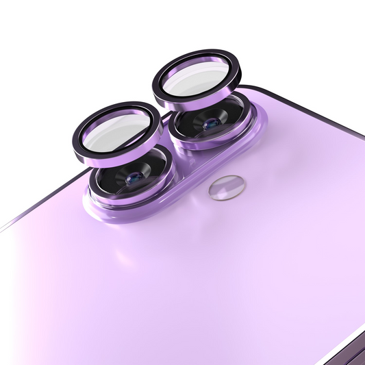 Folia ochronna na tylną kamerę Etteri do Apple iPhone 17, szkło hartowane, fioletowe
