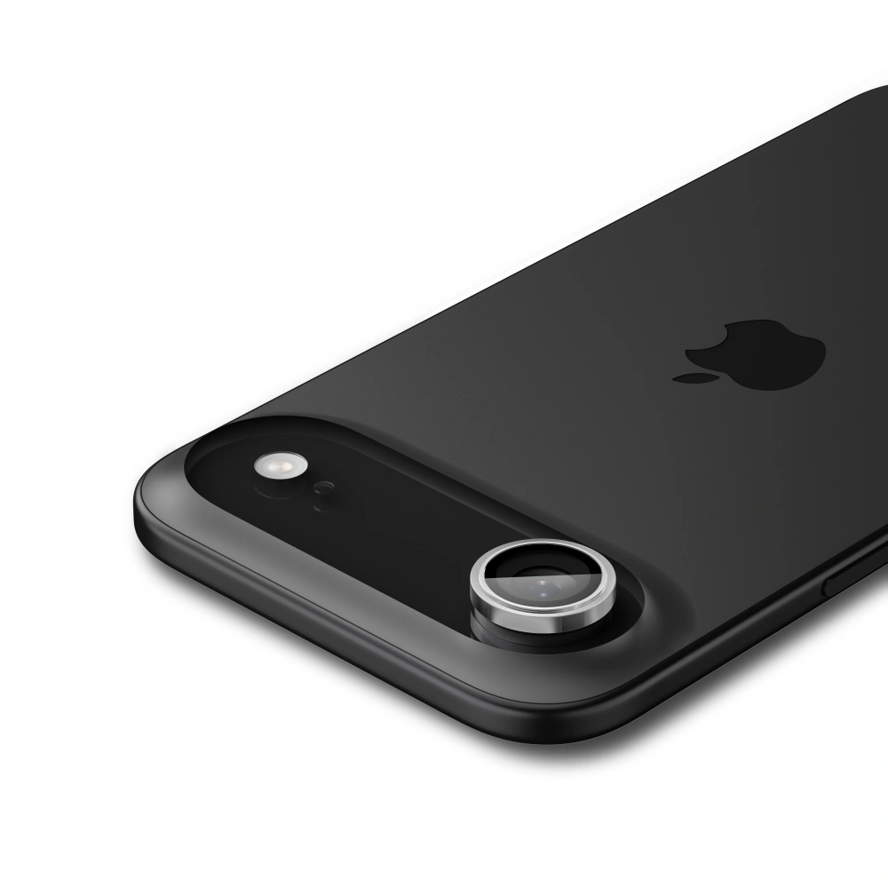 Folia ochronna na tylną kamerę Spigen GlastR EZ FIT Optik Pro dla Apple iPhone 17 Air, Hartowane szkło, Srebrna AGL10132