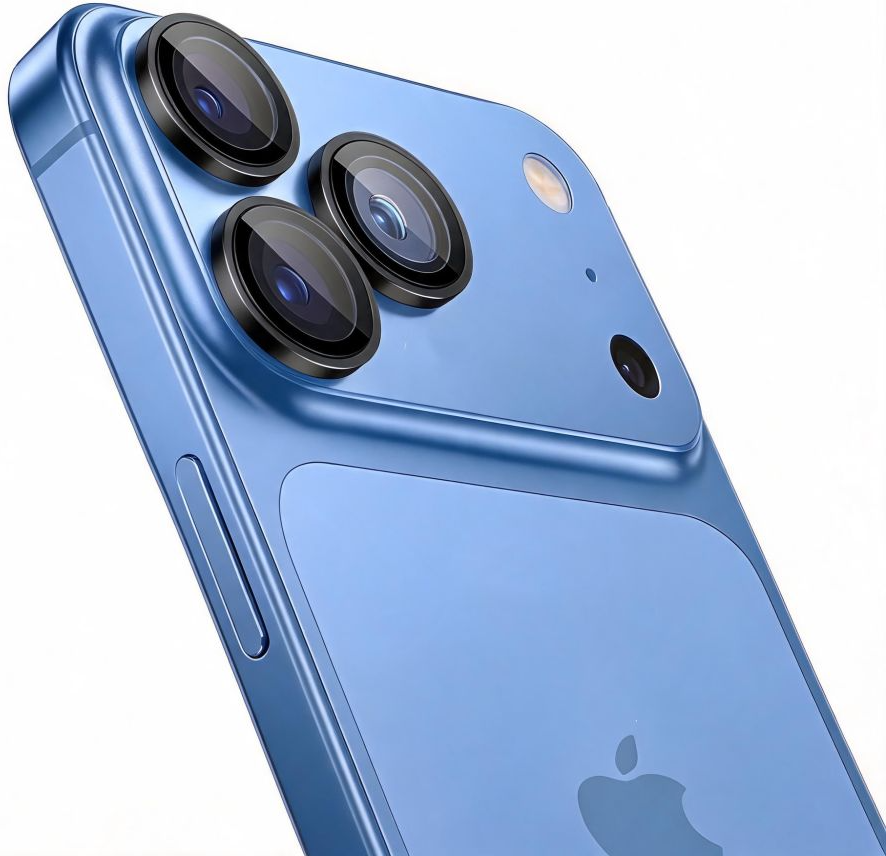 Folia ochronna na tylną kamerę Tech-Protect CamRing Fit+ do Apple iPhone 18 Pro / 18 Pro Max, szkło hartowane, czarna