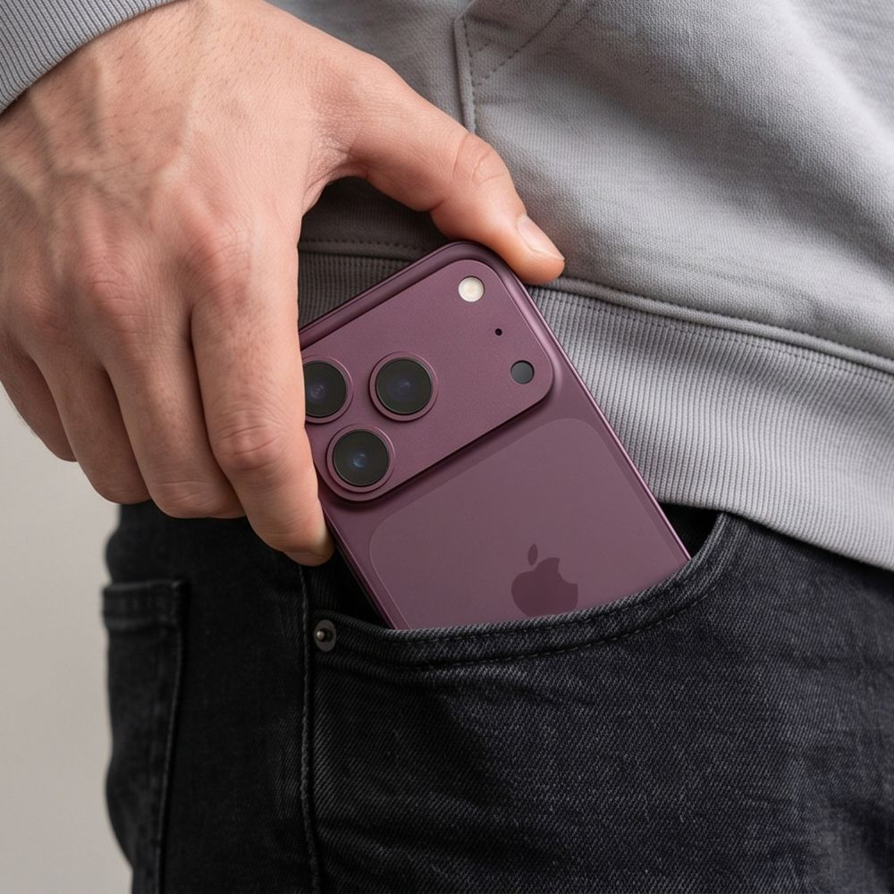 Folia ochronna na tylną kamerę Tech-Protect CamFull Fit+ do Apple iPhone 18 Pro, szkło hartowane, wiśniowy